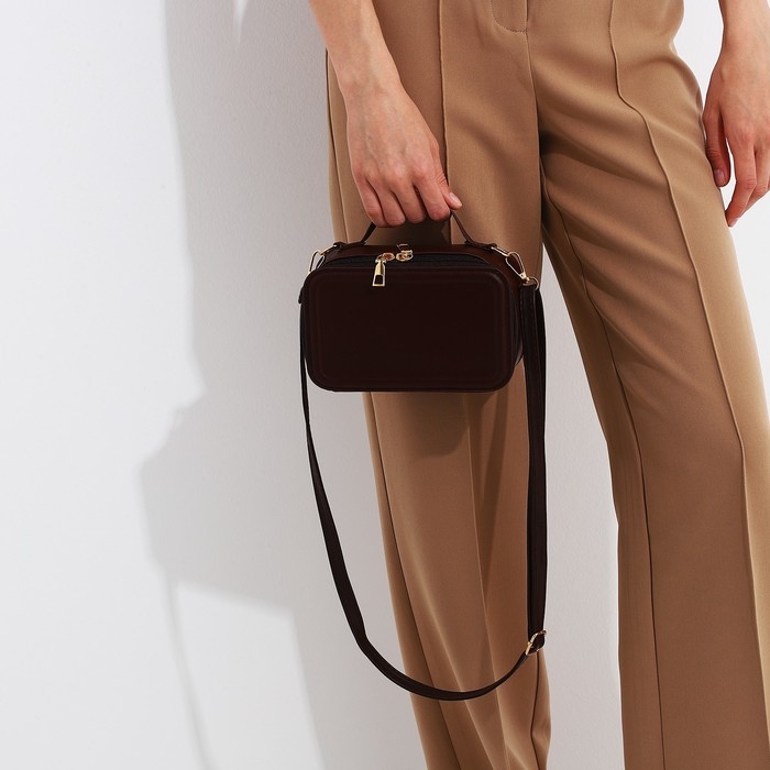 Сумка кросс-боди на молнии, цвет чёрный Сумка кросс-боди на молнии, цвет чёрный