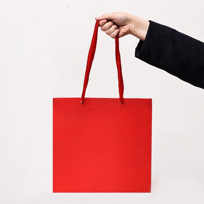 Пакет под торт, 30 х 30 х 30см, красный, 1шт Пакет под торт, 30 х 30 х 30см, красный, 1шт