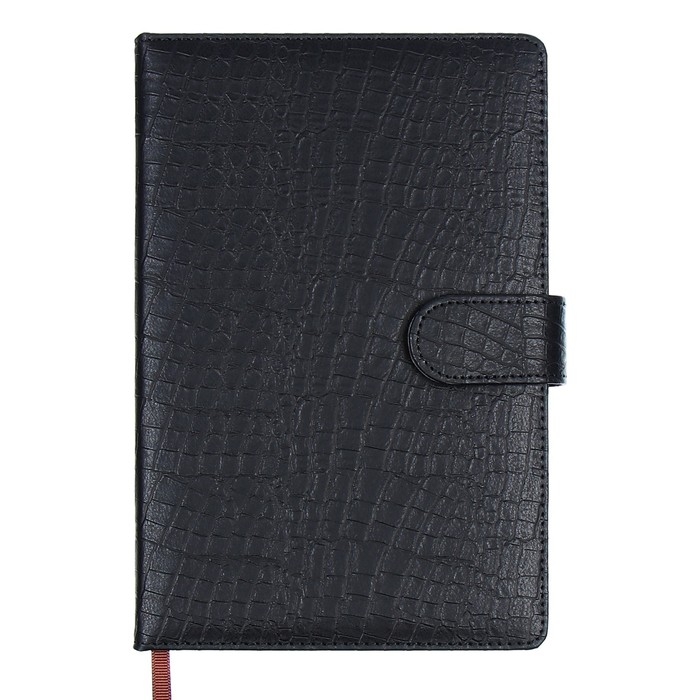 Ежедневник недатированный, обложка ПВХ, формат А5, 140 листов в клетку, на кнопке, рептилия, МИКС Ежедневник недатированный, обложка ПВХ, формат А5, 140 листов в клетку, на кнопке, рептилия, МИКС