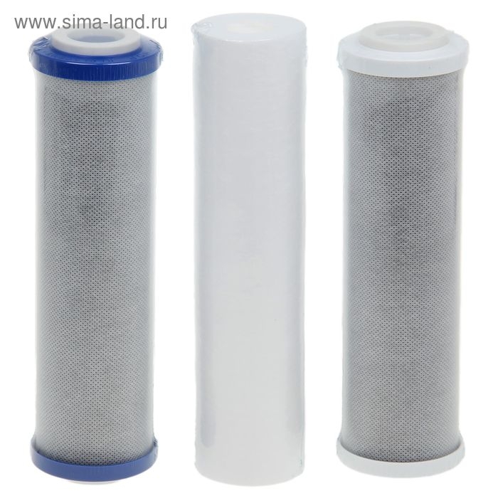 Комплект сменных картриджей для  Комплект сменных картриджей для "Аквафор" Трио Норма, РР5-В510-02-07, фильтрующий
