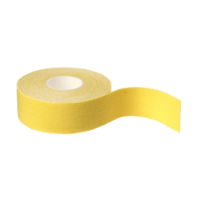 Кинезио - тейп, 2,5 см × 5 м, цвет жёлтый Кинезио - тейп, 2,5 см × 5 м, цвет жёлтый