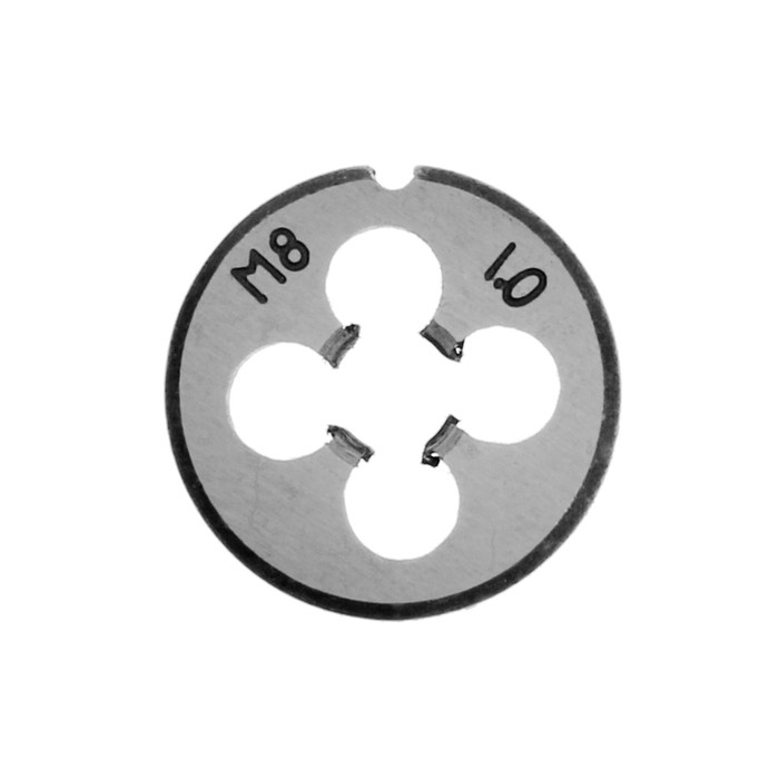 Плашка метрическая ТУНДРА, М8 х 1 мм Плашка метрическая ТУНДРА, М8 х 1 мм