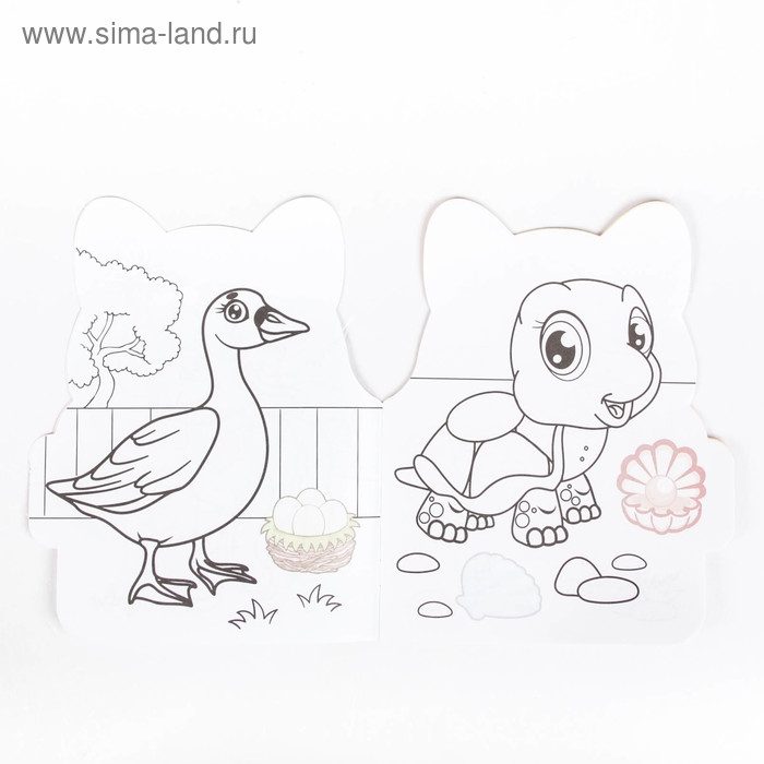 Раскраска с наклейками «Котёнок», 16 стр. Раскраска с наклейками «Котёнок», 16 стр.