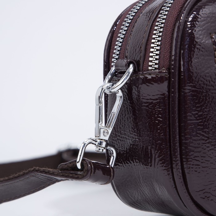 Сумка кросс-боди на молнии, цвет бордовый Сумка кросс-боди на молнии, цвет бордовый