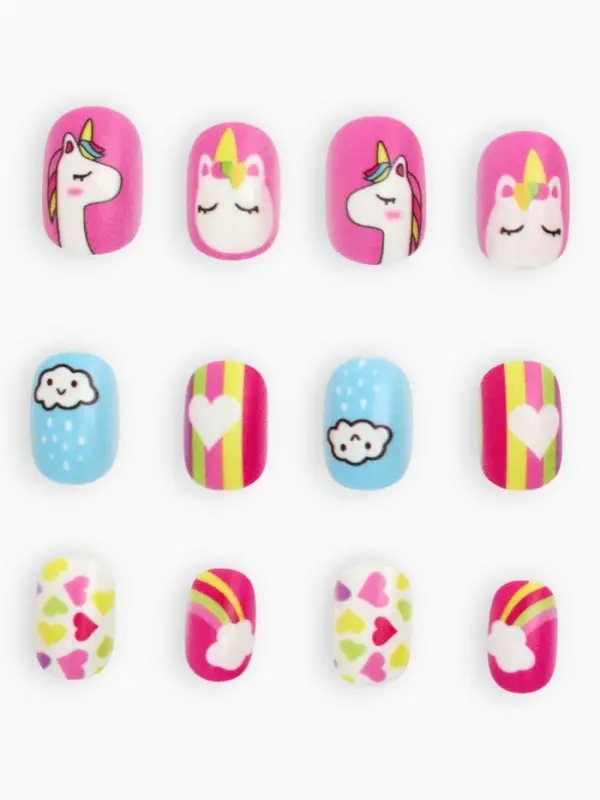 Детские накладные ногти &laquo;Мечта единорога&raquo;, 12 шт.