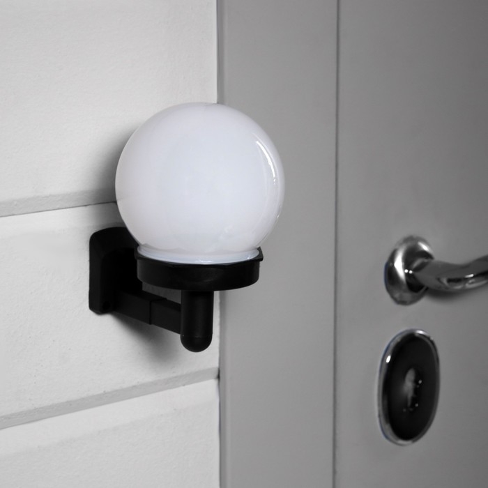 Садовый светильник на солнечной батарее «Шар», 10 × 15 × 14 см, 1 LED, свечение белое Садовый светильник на солнечной батарее «Шар», 10 × 15 × 14 см, 1 LED, свечение белое