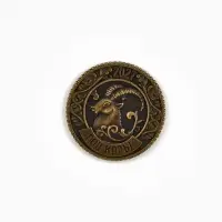 Монета сувенирная, латунь &laquo;Счастливая монета&raquo; d=2.5 см