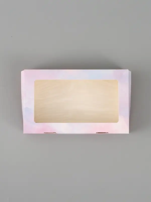 Коробка подарочная с окном &laquo;Для тебя&raquo;, 20&times;12&times;4 см, самосборная