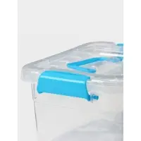 Контейнер для хранения Доляна, 20&times;15&times;10.5 см, крышка с ручкой на защёлке, МИКС