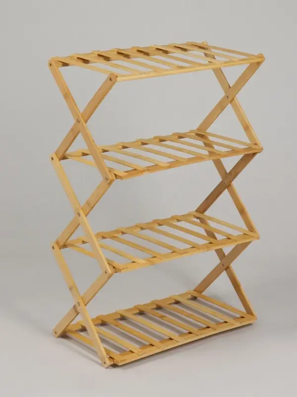 Стеллаж универсальный, 4 полки, 50&times;25&times;68 см, напольный, открытый, Greengo