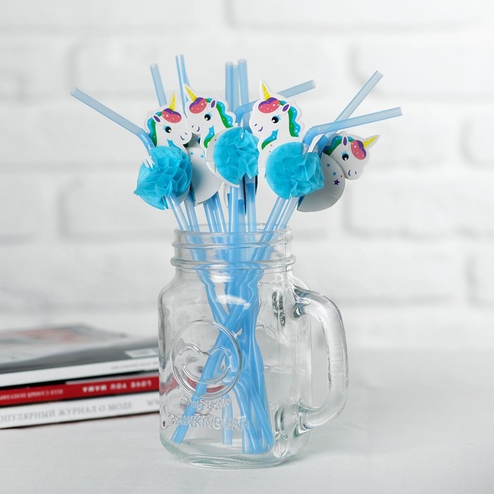 Трубочка для коктейля «Единорог», набор 10 шт. Трубочка для коктейля «Единорог», набор 10 шт.