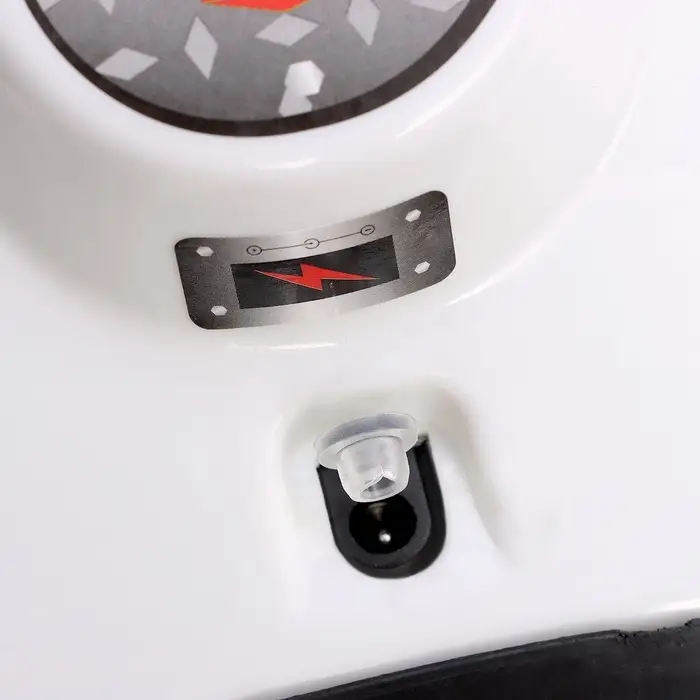 Электромобиль детский &laquo;Мотоцикл шерифа&raquo;, световые и звуковые эффекты, цвет белый