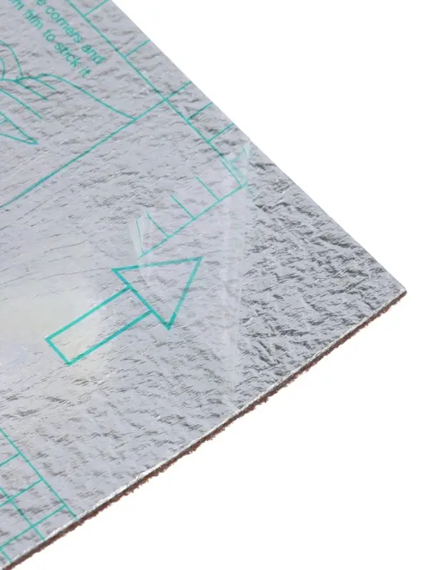 Ковролин самоклеящийся для пола и для стен, 300&times;300 мм, цвет коричневый, 10 шт.