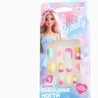 Детские накладные ногти Hi, beauty, 12 шт.