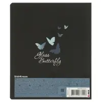 Тетрадь 48 листов в клетку, ErichKrause Glass Butterflies, 60 г/м&sup2;, МИКС