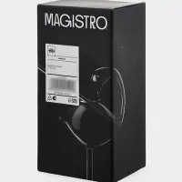 Бокал для коктейля Magistro &laquo;Лебедь&raquo;, 170 мл, 7&times;20 см, с трубочкой, стекло, прозрачный