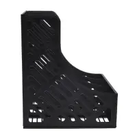 Лоток вертикальный, 3-х секционный, разборный, чёрный