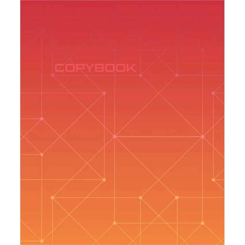 Тетрадь общая А5,48л,кл,скоб,блок-офсет-2 Attache Alpha фиол/красн вассорт