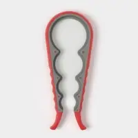 Многофункциональная открывашка для банок и бутылок, 22.5&times;9&times;2 см, красный