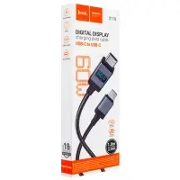 Кабель Type-C на Type-C 1M 60W X118 HOCO черный