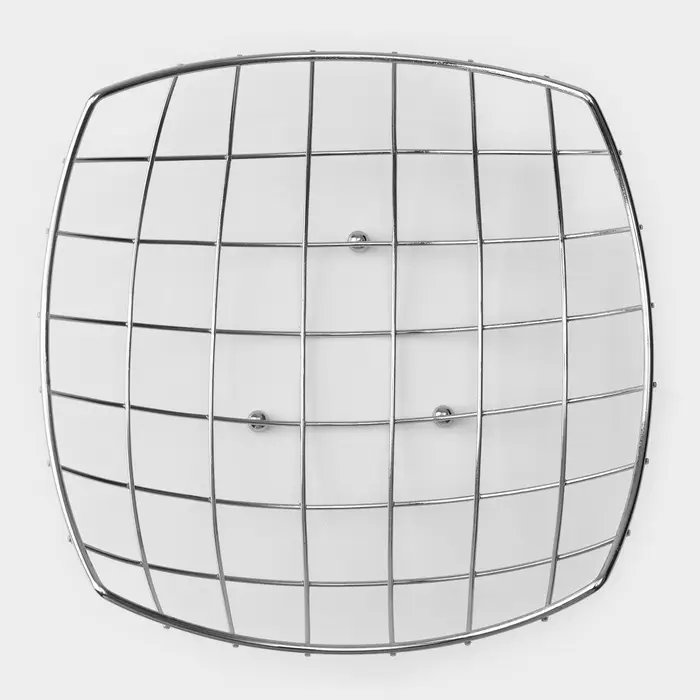 Фруктовница Доляна &laquo;Решето&raquo;, 23.5&times;23.5&times;10.5 см, хромированная