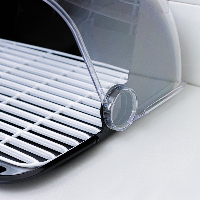 Хлебница «Рондо», 34×26×15,5 см, цвет чёрный Хлебница «Рондо», 34×26×15,5 см, цвет чёрный