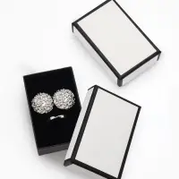 Коробочка подарочная под набор "Стиль", 5*8 см, цвет чёрно-белый