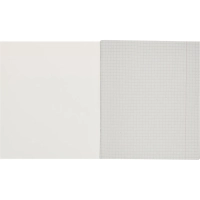 Тетрадь общая А5,48л,кл,скоб,офсет-2 Ice фиолет/красная