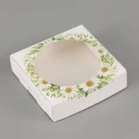 Коробка подарочная самосборная с окном &laquo;Только для тебя&raquo;, 11.5&times;11.5&times;3 см
