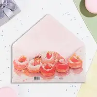 Конверт для денег «С самыми теплыми и нежными пожеланиями!», 16.5×8 см