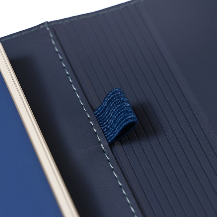 Органайзер на кольцах А6+, 80 листов, кожзам, c клапаном, линия, с ручкой, в подарочной коробке, синий Органайзер на кольцах А6+, 80 листов, кожзам, c клапаном, линия, с ручкой, в подарочной коробке, синий