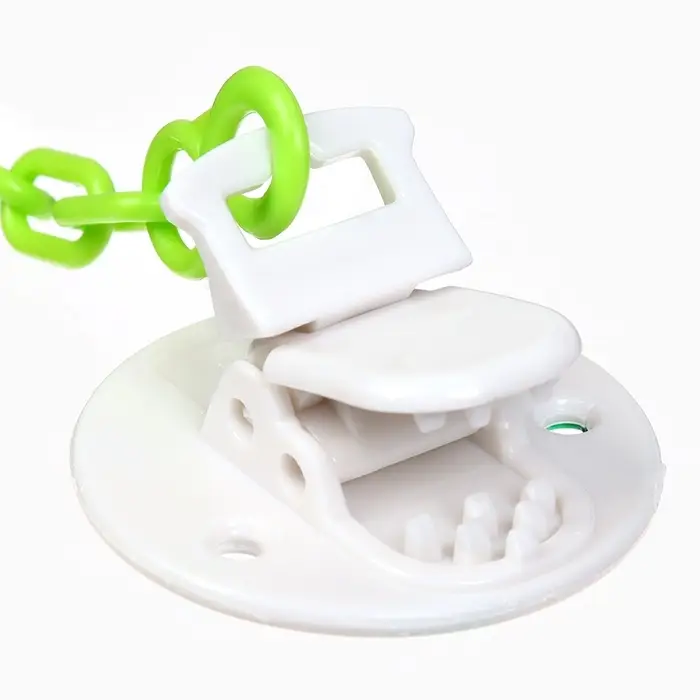 Соска - пустышка с держателем Крошка Я &laquo;Птички&raquo;, ортодонтическая, от 6 мес, зеленый