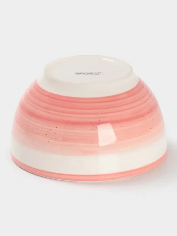 Салатник Доляна &laquo;А-ля Прима&raquo;, 700 мл, d=14.5 см, керамика, розовый