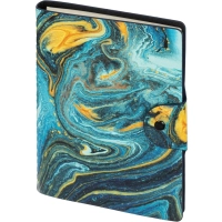 Ежедневник недатированный Fluid Attache Selection бирюз 140х200 мм,192с