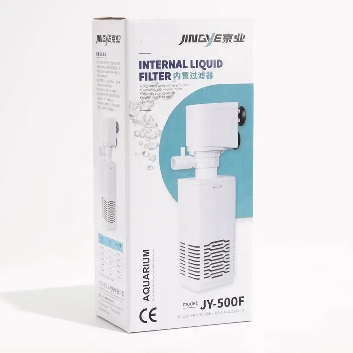 Фильтр внутренний JINGYE JY-500F, 500 л/ч, 6 Вт