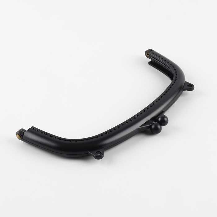 Фермуар пришивной, 21 × 10 см, цвет чёрный/антик Фермуар пришивной, 21 × 10 см, цвет чёрный/антик