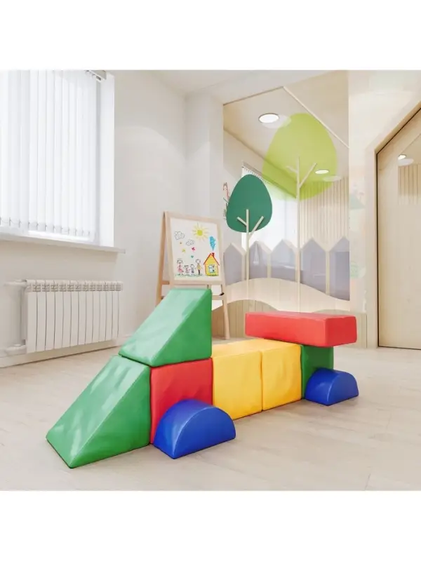 Мягкий игровой комплекс для детей &laquo;Байк&raquo;, разноцветный