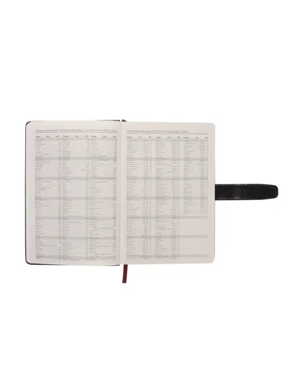 Ежедневник недатированный формат А5, с хлястиком, 128л, линия, пвх, Черный Ежедневник недатированный формат А5, с хлястиком, 128л, линия, пвх, Черный