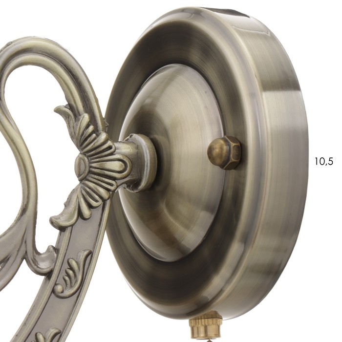 Бра "Вирджиния" 1х40Вт E14 бронза 20х15х30 см.