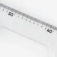 Транспортир портновский 180&deg;, пластик