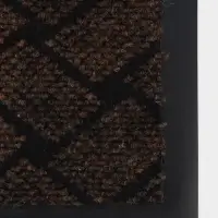 Коврик придверный влаговпитывающий &laquo;Крафт&raquo;, 50&times;80 см, коричневый МИКС