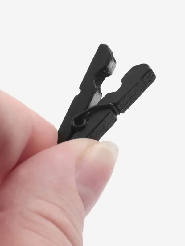 Прищепки для шитья, 3&times;0.9&times;0.3 см, 10 шт., чёрные