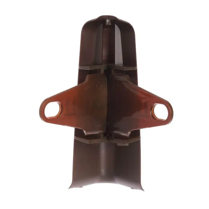 Угол наружный (внешний) «Деконика», с крепежом для плинтуса, 85 мм, 303 венге темный