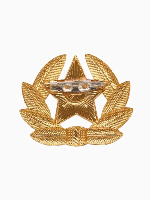 Значок Значок "Кокарда" Советской армии, красный в золоте