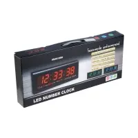 Часы электронные настенные &laquo;Соломон&raquo;, 48&times;19&times;3 см, 7.5&times;4 см, белая индикация