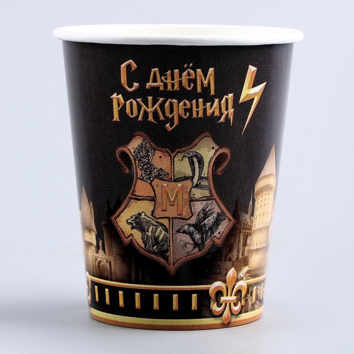 Набор бумажной посуды &laquo;Волшебство&raquo;: 6 тарелок, 6 стаканов