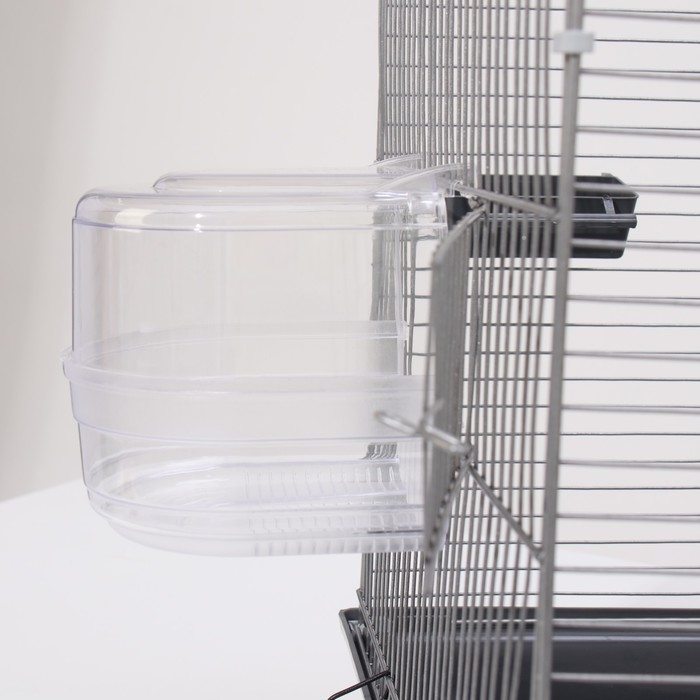 Клетка для птиц Клетка для птиц "Пижон" №104-Б, разборная, 2 секции, 58 х 40 х 88см, серая