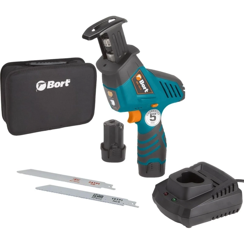 Пила сабельная аккумуляторная Bort BRS-12Li-G (93410167)