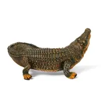 Садовая фигура из полистоуна &laquo;Крокодил&raquo;, 20&times;50&times;28 см