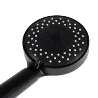 Лейка для душа ZEIN Z3212, 3 режима, средняя, пластик, чёрная